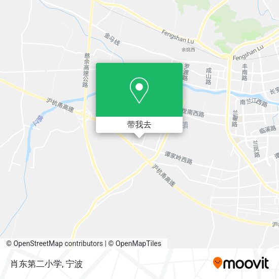 肖东第二小学地图