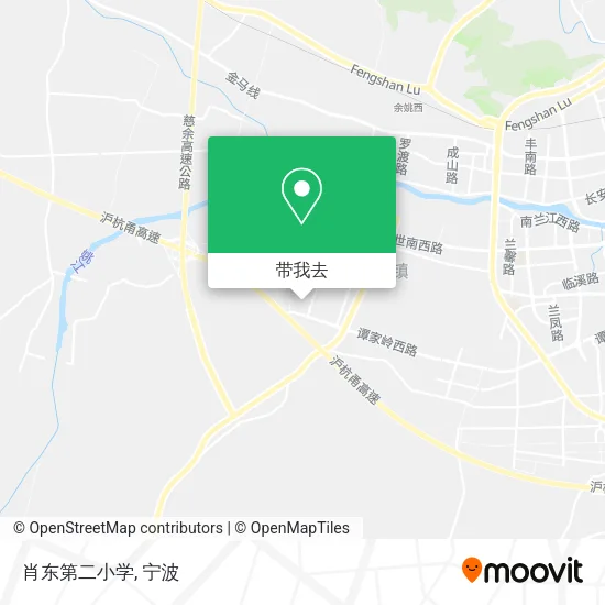 肖东第二小学地图