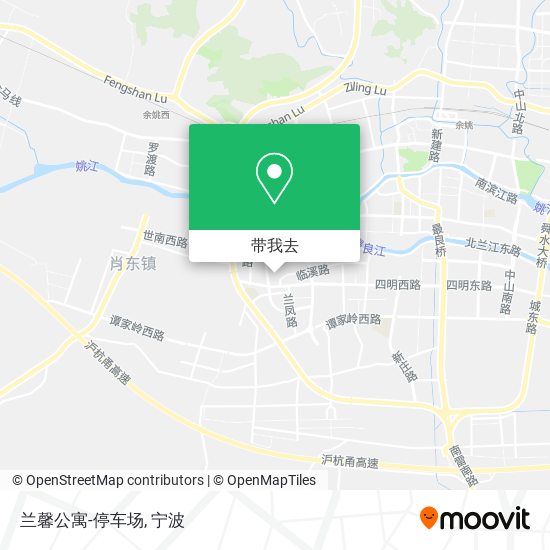 兰馨公寓-停车场地图