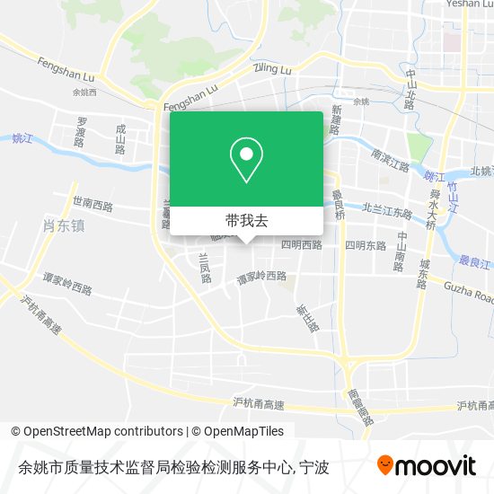 余姚市质量技术监督局检验检测服务中心地图