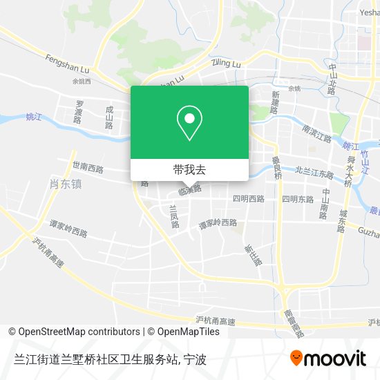 兰江街道兰墅桥社区卫生服务站地图