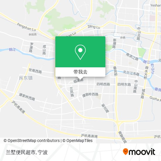 兰墅便民超市地图