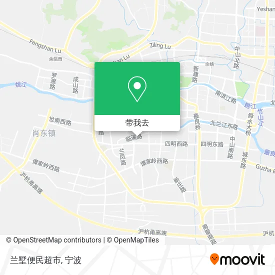 兰墅便民超市地图