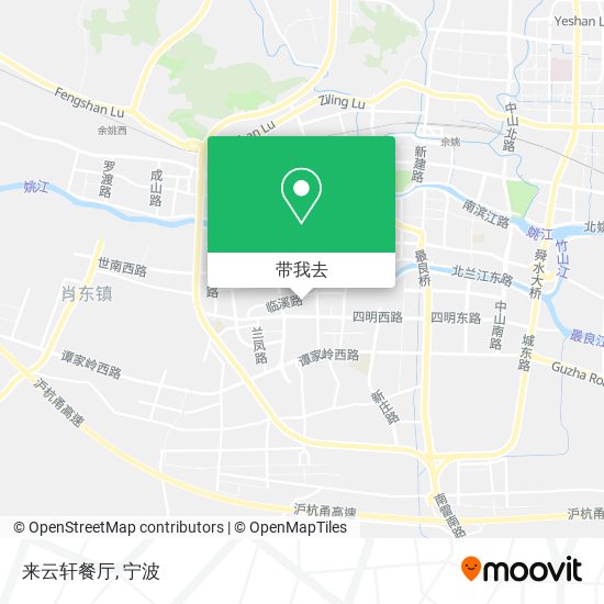 来云轩餐厅地图
