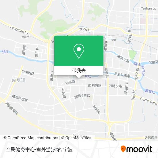 全民健身中心-室外游泳馆地图