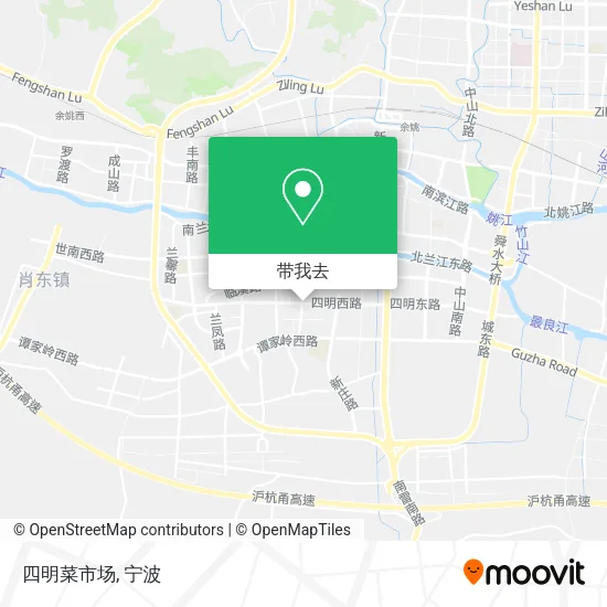 四明菜市场地图