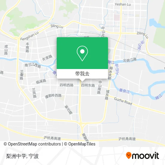 梨洲中学地图