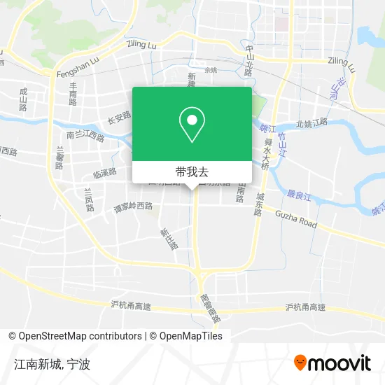 江南新城地图
