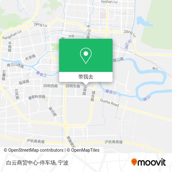 白云商贸中心-停车场地图