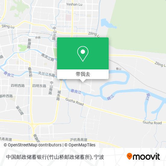 中国邮政储蓄银行(竹山桥邮政储蓄所)地图