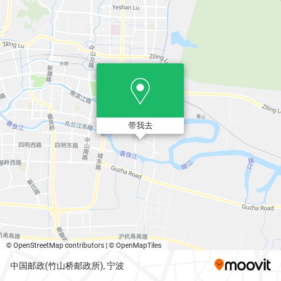 中国邮政(竹山桥邮政所)地图