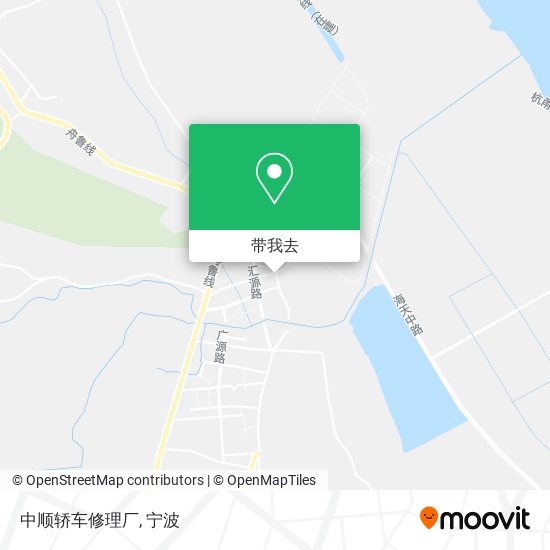 中顺轿车修理厂地图