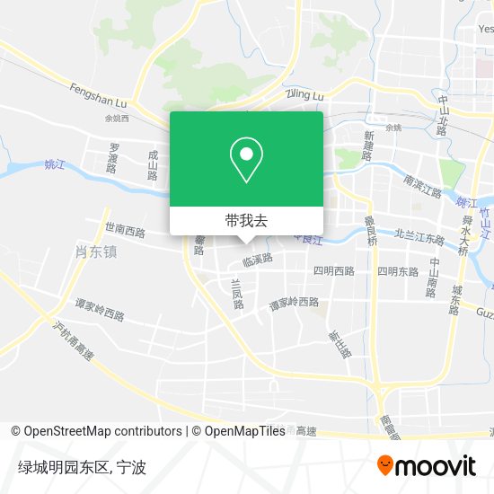绿城明园东区地图