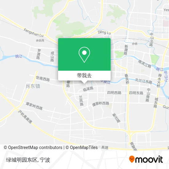 绿城明园东区地图