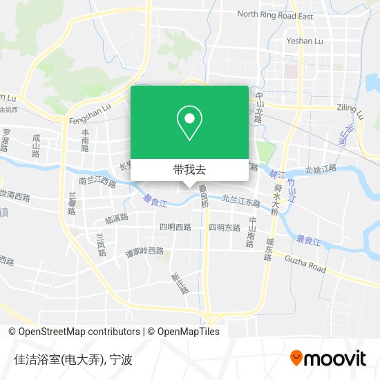 佳洁浴室(电大弄)地图