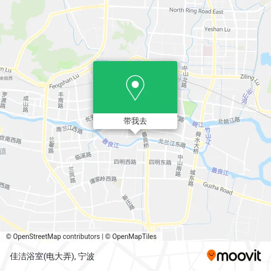 佳洁浴室(电大弄)地图