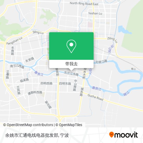 余姚市汇通电线电器批发部地图