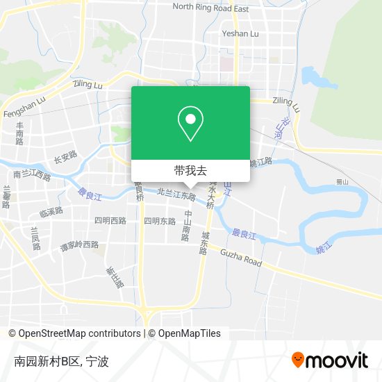 南园新村B区地图