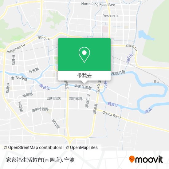 家家福生活超市(南园店)地图