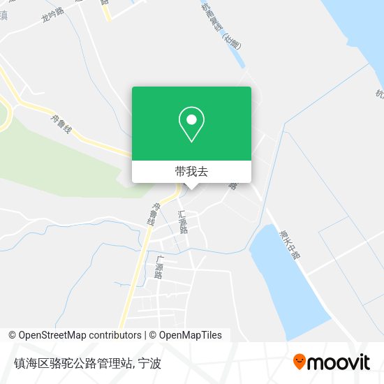 镇海区骆驼公路管理站地图