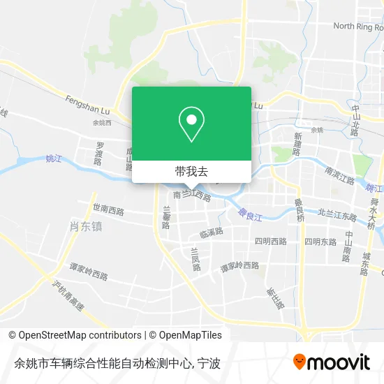 余姚市车辆综合性能自动检测中心地图