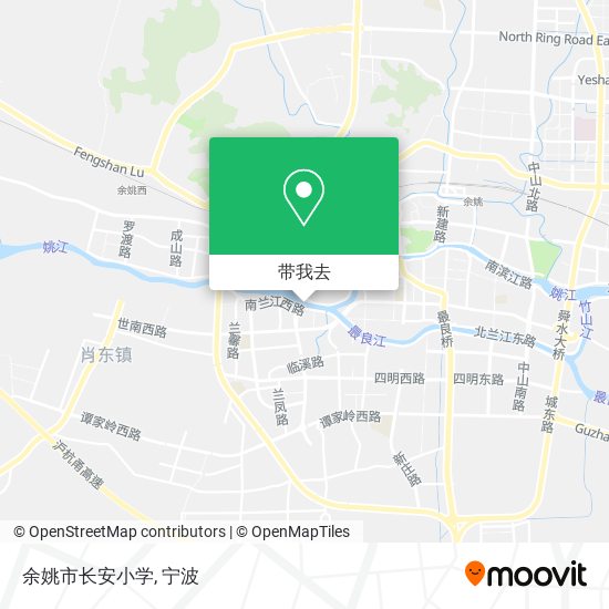 余姚市长安小学地图
