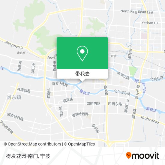 得发花园-南门地图