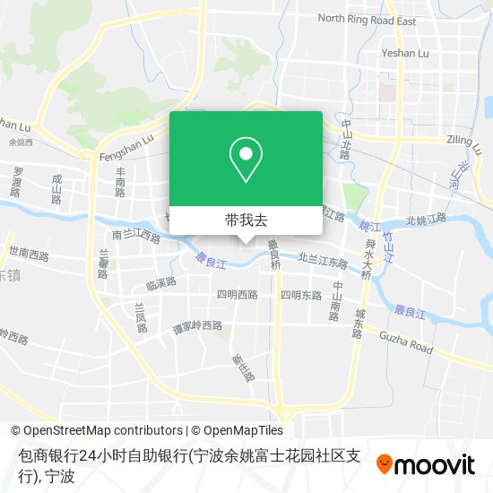 包商银行24小时自助银行(宁波余姚富士花园社区支行)地图
