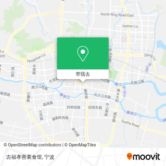 吉福孝善素食馆地图