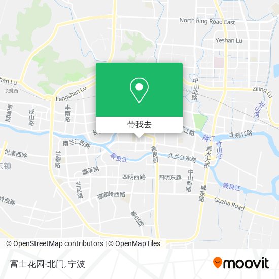 富士花园-北门地图