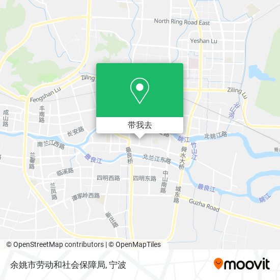 余姚市劳动和社会保障局地图