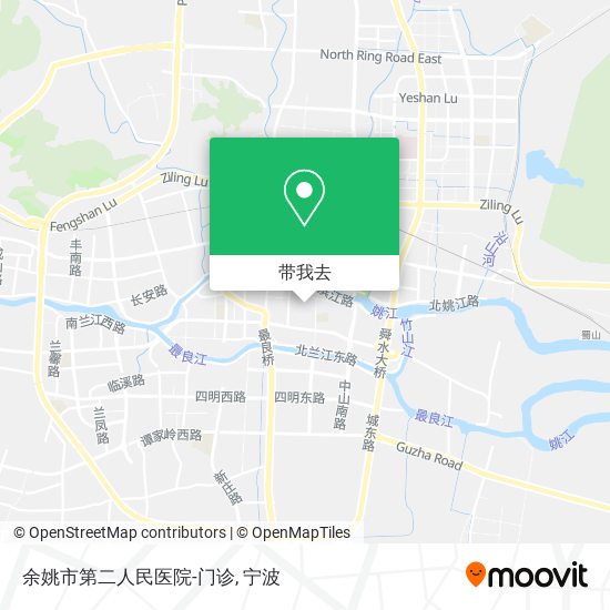 余姚市第二人民医院-门诊地图