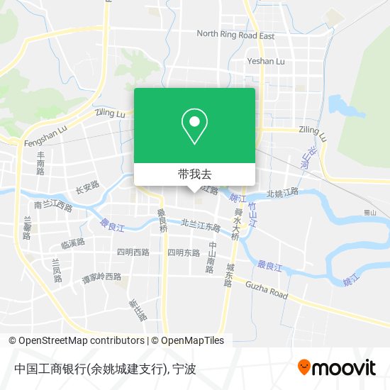 中国工商银行(余姚城建支行)地图