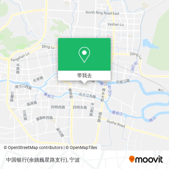 中国银行(余姚巍星路支行)地图