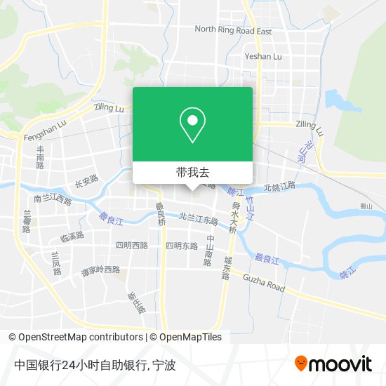 中国银行24小时自助银行地图