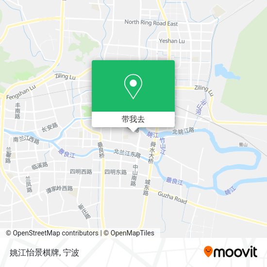 姚江怡景棋牌地图