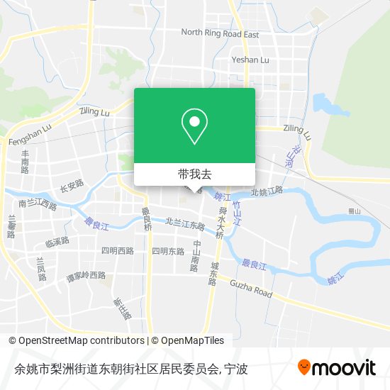 余姚市梨洲街道东朝街社区居民委员会地图