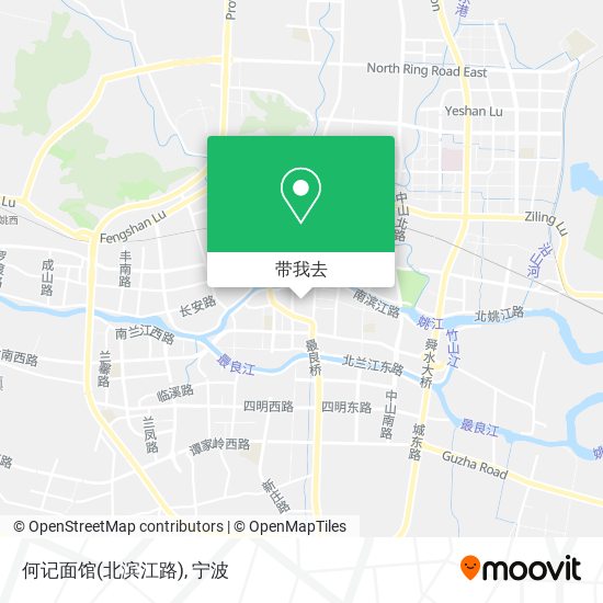 何记面馆(北滨江路)地图
