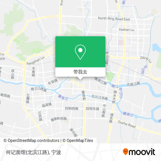 何记面馆(北滨江路)地图