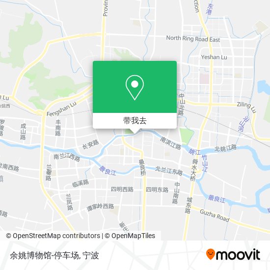 余姚博物馆-停车场地图