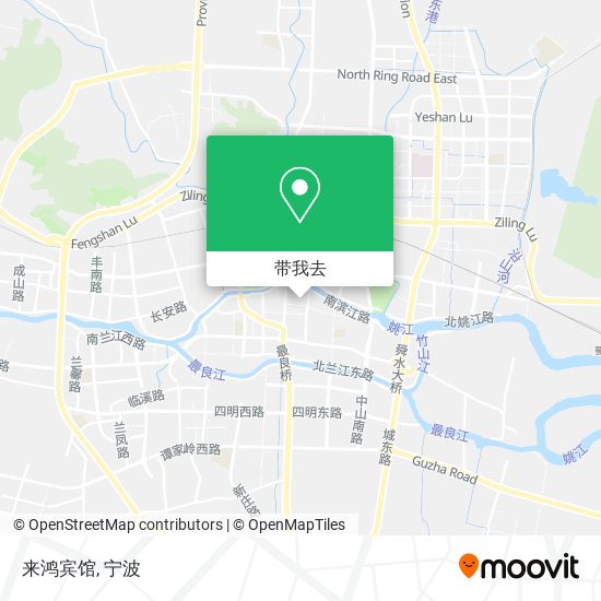 来鸿宾馆地图