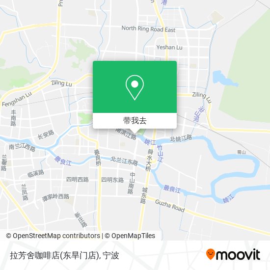 拉芳舍咖啡店(东旱门店)地图