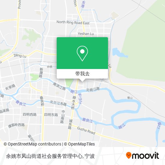 余姚市凤山街道社会服务管理中心地图