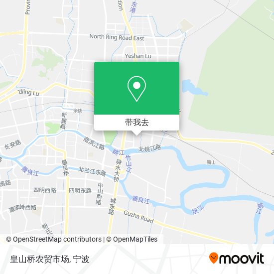 皇山桥农贸市场地图