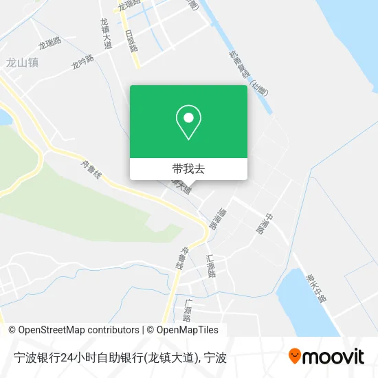 宁波银行24小时自助银行(龙镇大道)地图