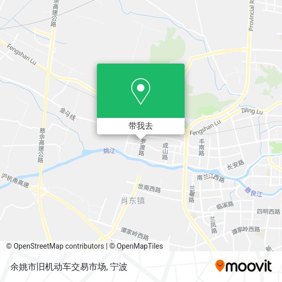 余姚市旧机动车交易市场地图