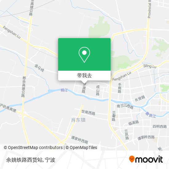 余姚铁路西货站地图