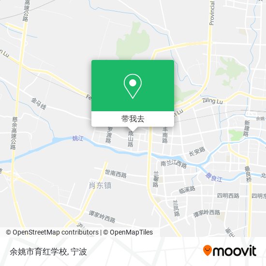 余姚市育红学校地图
