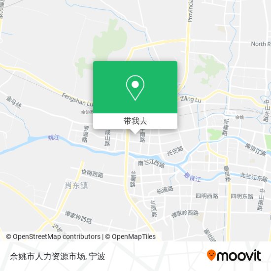 余姚市人力资源市场地图