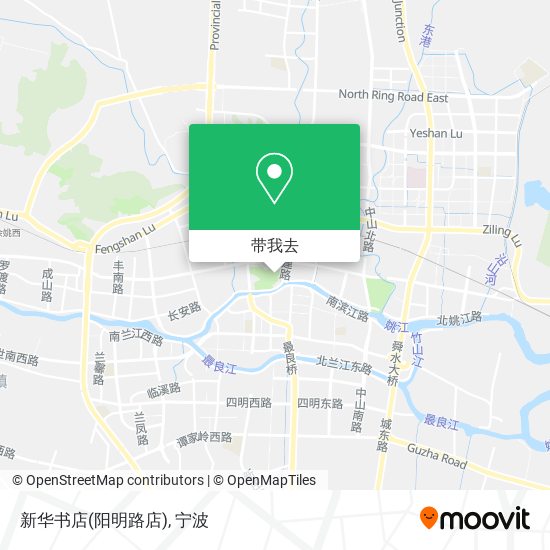 新华书店(阳明路店)地图